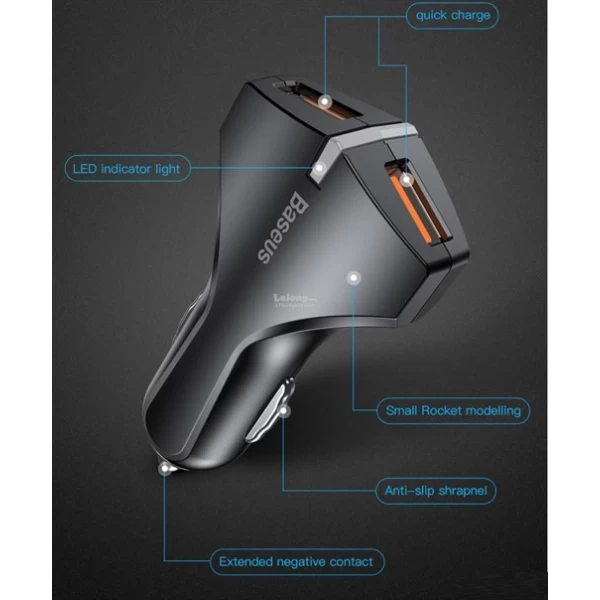 شارژر فندکی بیسوس Baseus Rocket CCALL-RK02