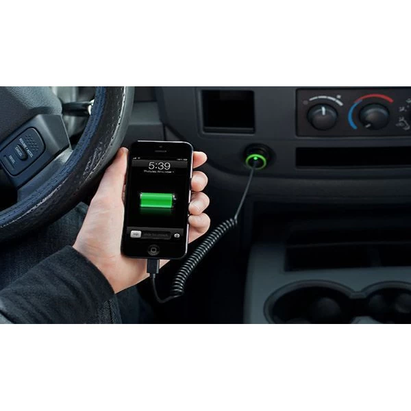 شارژر فندکی 1 پورت Belkin بلکین 2.1A با لایتینگ آیفون