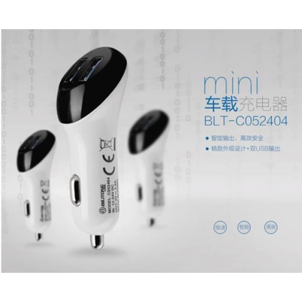 شارژر فندکی 2 پورت بیلیتونگ Bilitong C052404