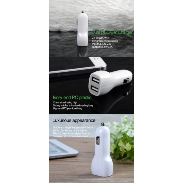 شارژر فندکی 2 پورت Bilitong بیلیتونگ 2.1A