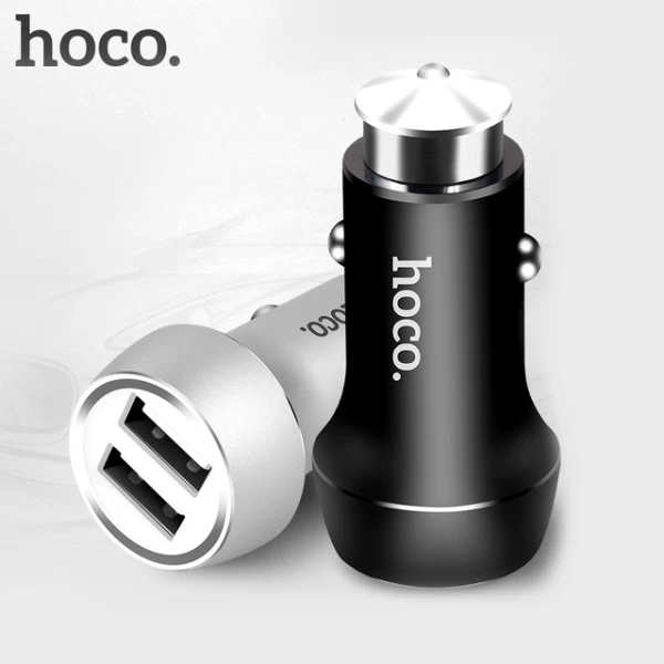 شارژر فندکی 2 پورت هوکو Hoco Z7