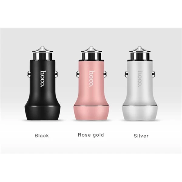 شارژر فندکی 2 پورت هوکو Hoco Z7