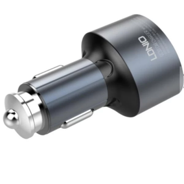 شارژر فندکی فست 3 پورت Qualcomm 3.0 الدینیو LDNIO C703Q با کابل