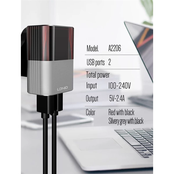 شارژر LDNIO A2206