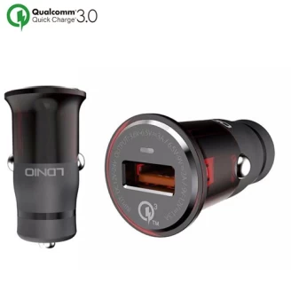 شارژر فندکی فست شارژ Qualcomm 3.0 الدینیو LDNIO C304Q