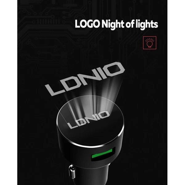 شارژر فندکی LDNIO C308