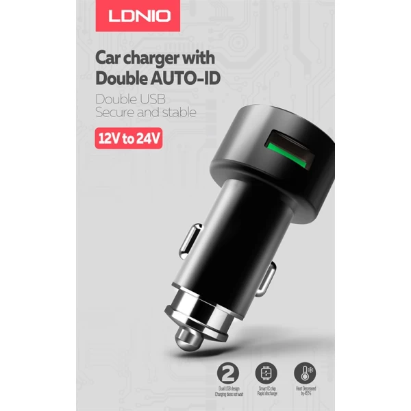 شارژر فندکی LDNIO C308