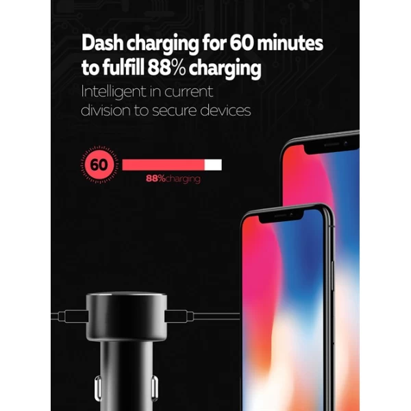 شارژر فندکی LDNIO C308