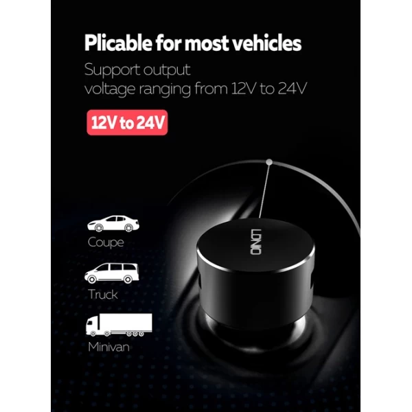 شارژر فندکی LDNIO C308