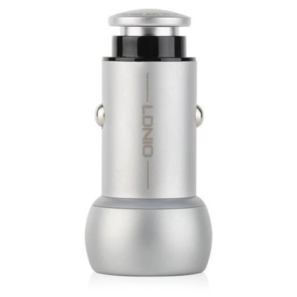 شارژر فندکی 2 پورت الدینیو مدل LDNIO C401 با کابل