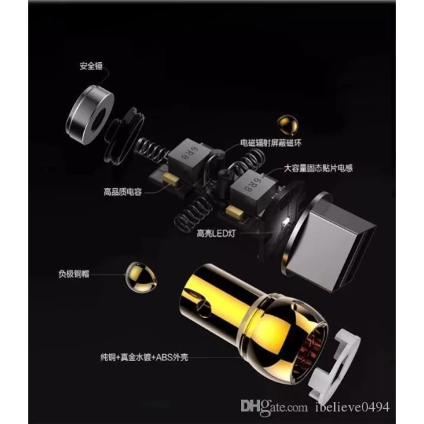 شارژر فندکی 2 پورت Remax ریمکس RCC205