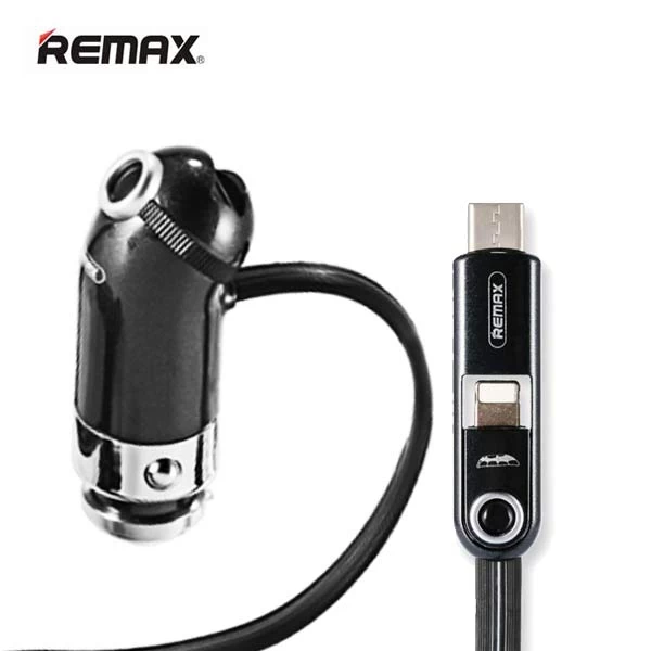 شارژر فندکی ریمکس Remax RCC211 Cutie با کابل سه کاره