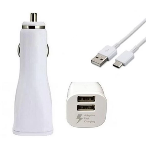 شارژر فندکی اصلی دو پورت سامسونگ فست شارژر EP-LN920 با کابل تایپ سی