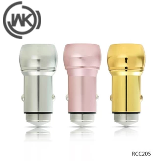 شارژر فندکی 2 پورت دبلیو کی WK RCC205