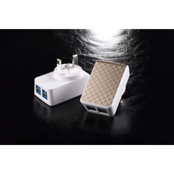 شارژر دیواری 4 پورت امی Emy مدل MY-262 همراه با کابل