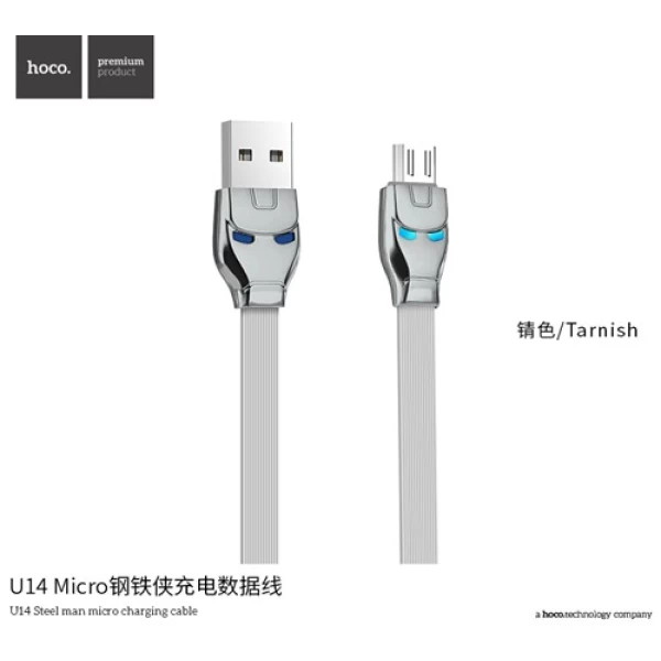 کابل میکرو یو اس بی هوکو Hoco U14 Steel