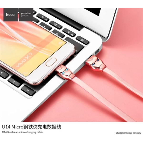 کابل میکرو یو اس بی هوکو Hoco U14 Steel