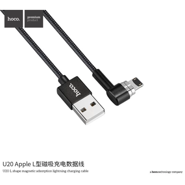 کابل لایتنینگ آهنربایی هوکو Hoco U20