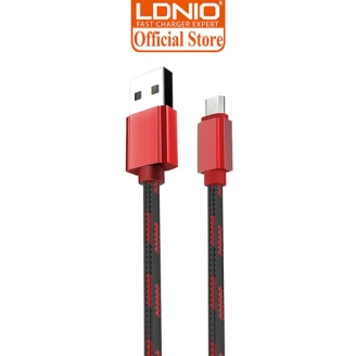 کابل کنفی میکرو یو اس بی الدینیو LDNIO LS23 فست شارژ
