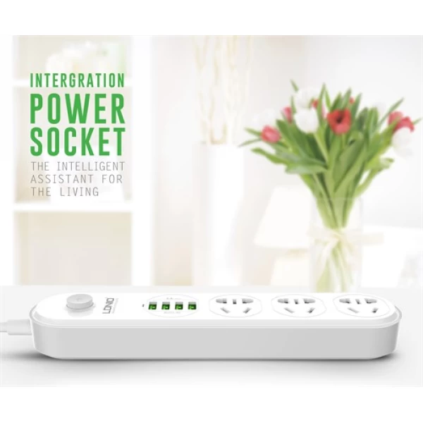 سه راهی برق و شارژر الدینیو LDNIO SC3402