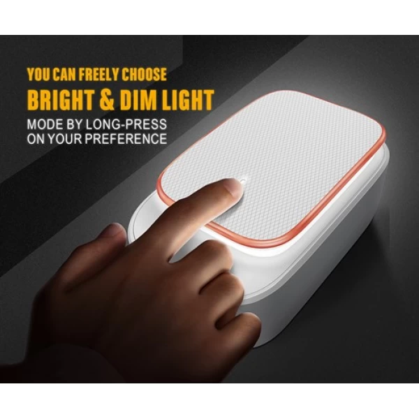 آداپتور شارژر 3 پورت و چراغ خواب الدینیو LDNIO A3305 با کابل شارژ