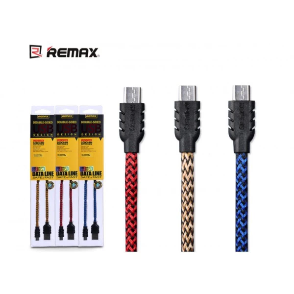 کابل میکرو یو اس بی کنفی ریمکس Remax مدل Double Sided