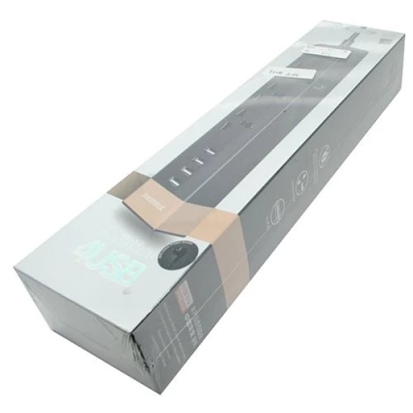 سه راهی برق و شارژر 4 پورت USB ریمکس Remax RU-S2 POWER STRIP