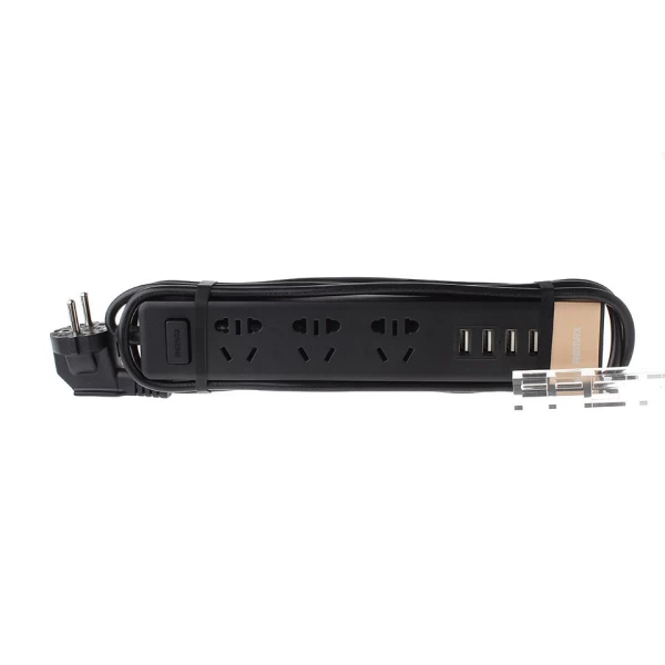 سه راهی برق و شارژر 4 پورت USB ریمکس Remax RU-S2 POWER STRIP