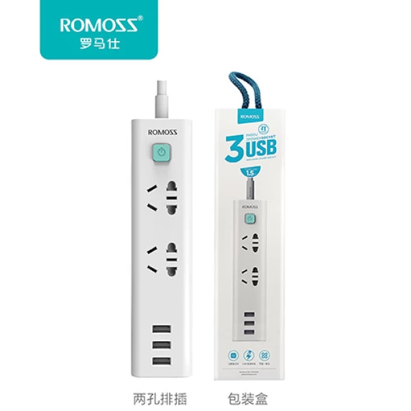 سه راهی برق و شارژ روموس Romoss FH50U