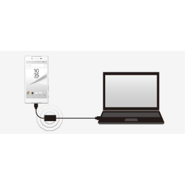 کابل اورجینال میکرو یو اس بی سونی Sony CP-AB300 طول 3 متر