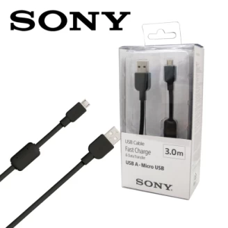 کابل اورجینال میکرو یو اس بی سونی Sony CP-AB300 طول 3 متر