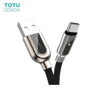 کابل تایپ سی توتو TOTU LI38 Han Series Carbon Fiber Fabric