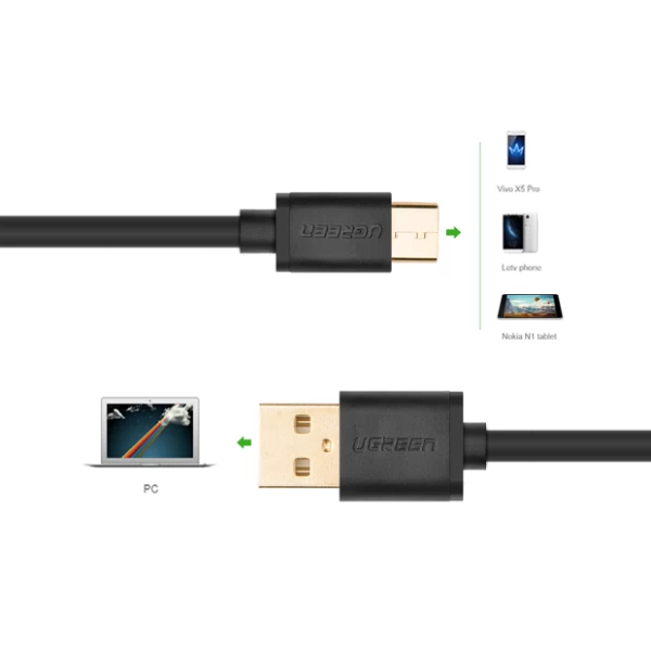 کابل Type C به USB یوگرین UGreen US141 30166