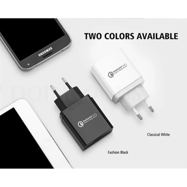 آداپتور شارژر فست شارژ 2.0 Qualcomm یوگرین UGREEN CD122