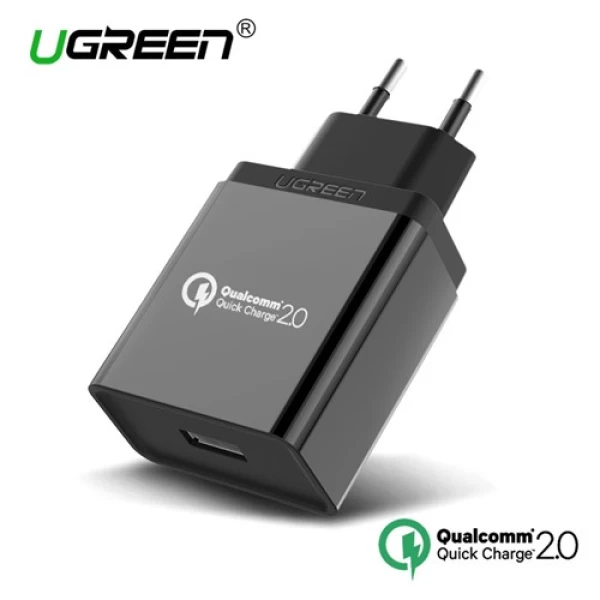 آداپتور شارژر فست شارژ 2.0 Qualcomm یوگرین UGREEN CD122