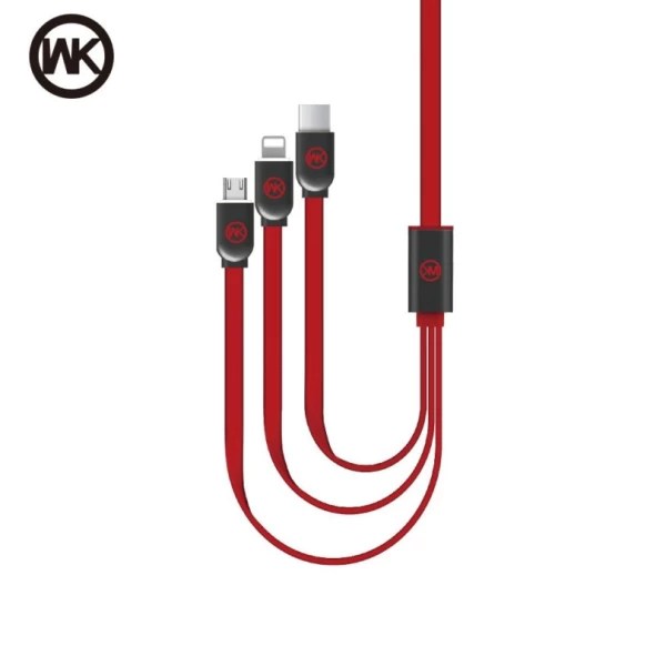 کابل سه کاره دبلیوکی مدل WK WDC-010 3 In 1