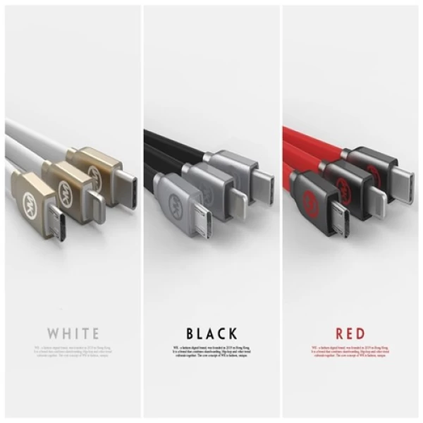 کابل سه کاره دبلیوکی مدل WK WDC-010 3 In 1