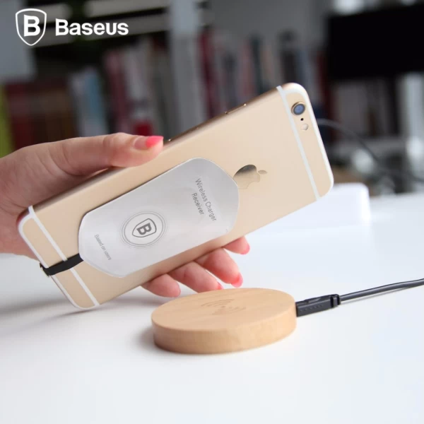 کیت شارژر وایرلس لایتنینگ مدل Baseus Wriphone QIG2