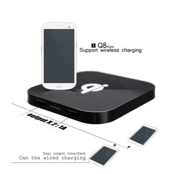 شارژر وایرلس Qi مدل Q8
