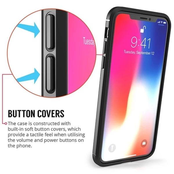 قاب محافظ ژله ای طرح چرم Apple iPhone X / XS مدل Auto Focus