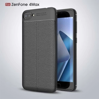 قاب محافظ ژله ای طرح چرم Asus Zenfone 4 Max ZC554KL مدل Auto Focus