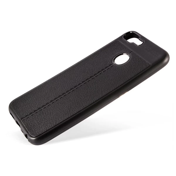 قاب محافظ ژله ای طرح چرم Huawei Honor 9 Lite مدل Auto Focus