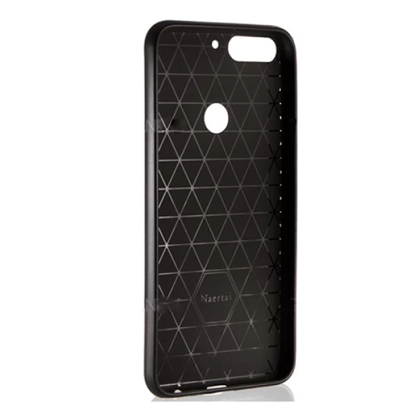 قاب محافظ ژله ای طرح چرم Huawei Y7 Prime 2018 مدل Auto Focus