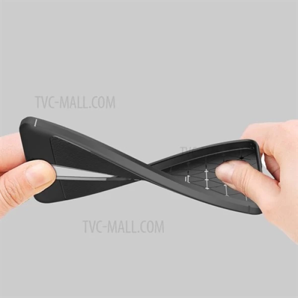 قاب محافظ ژله ای طرح چرم Nokia 6.1 2018 مدل Auto Focus