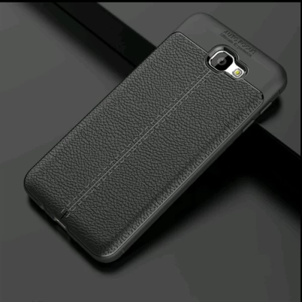 قاب محافظ ژله ای طرح چرم Samsung Galaxy J7 Prime مدل Auto Focus