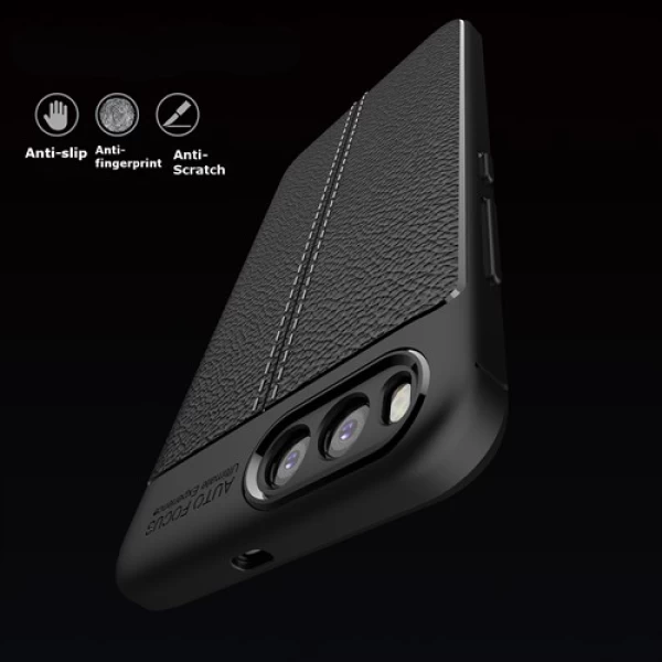 قاب محافظ ژله ای طرح چرم Xiaomi Mi 6 مدل Auto Focus