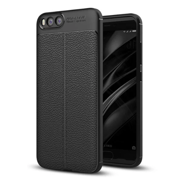 قاب محافظ ژله ای طرح چرم Xiaomi Mi 6 مدل Auto Focus