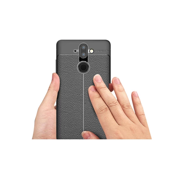 قاب محافظ طرح چرم Nokia 8 Sirocco Auto Focus Jelly Case