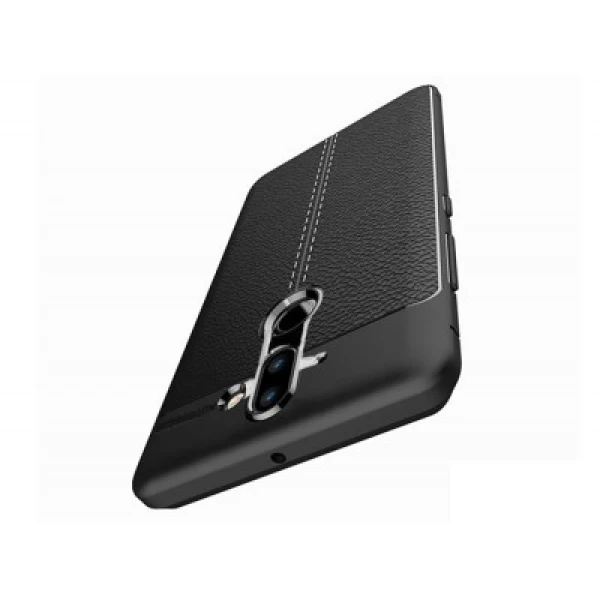 قاب محافظ ژله ای طرح چرم Nokia 9 مدل Auto Focus