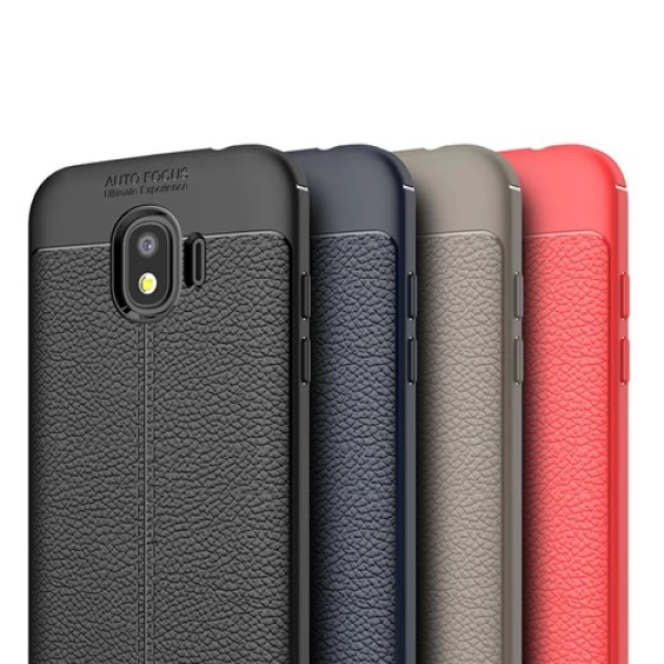 قاب محافظ ژله ای طرح چرم Samsung Galaxy Grand Prime Pro / J2 Pro 2018 مدل Auto Focus